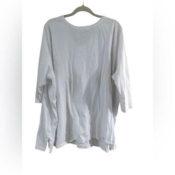 Women Within White T Shirt Size 3X - Picture 3 of 7